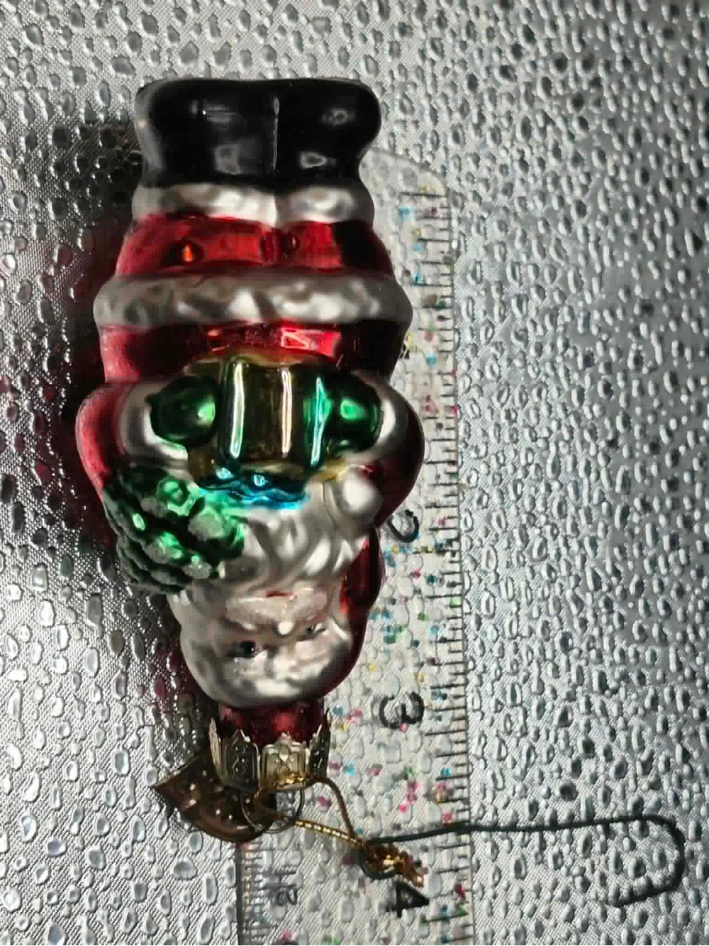 Vintage Hand-blown Glass Pacconi Christmas Ornaments - Santa, Nutcracker, Bear